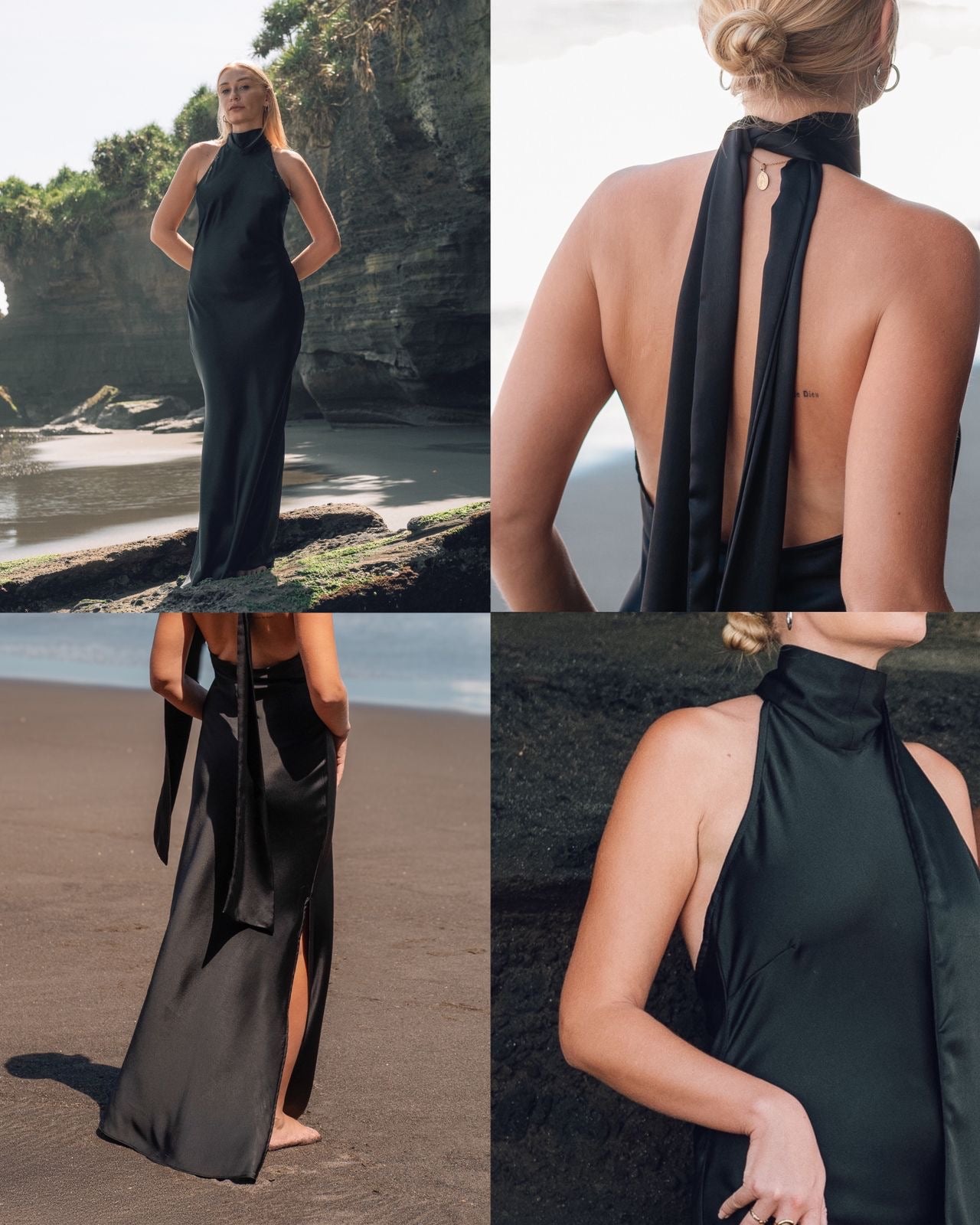 BLACK NIGHTFALL DRESS