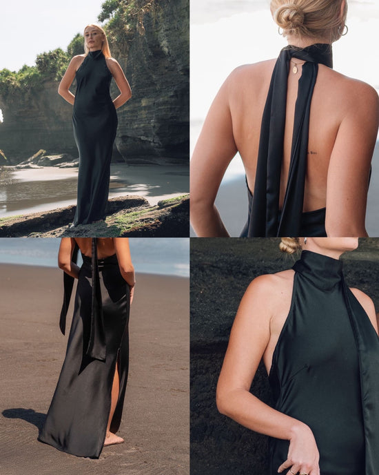 BLACK NIGHTFALL DRESS