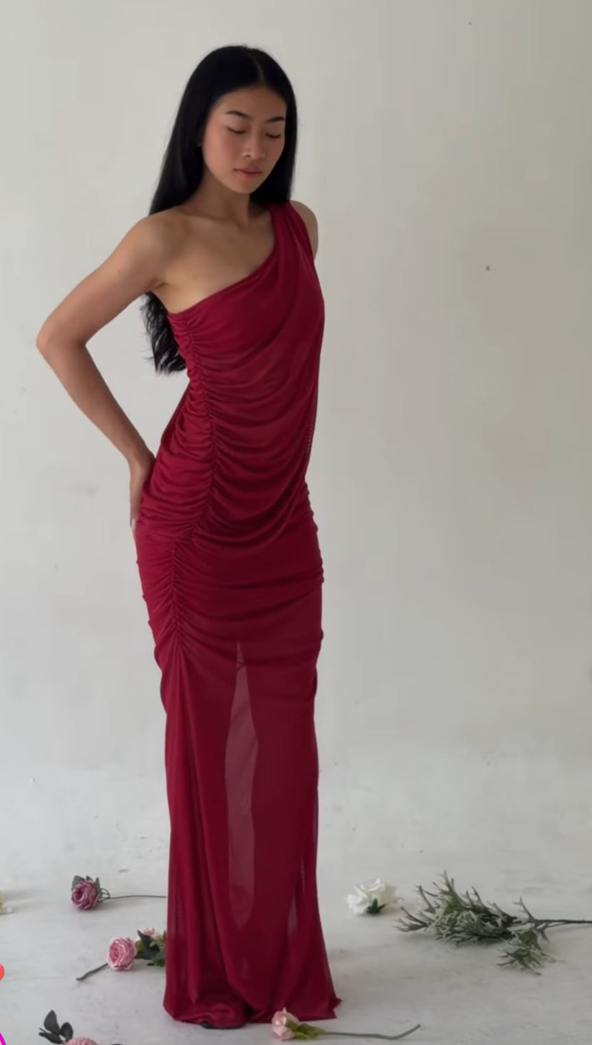 Scarlet Flame Gown