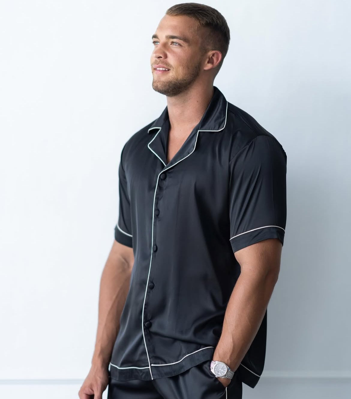 MAN PAJAMAS BLACK