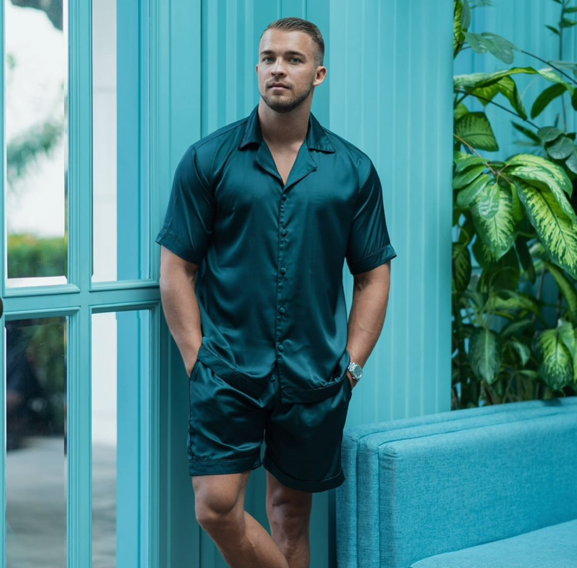 MAN PAJAMAS EMERALD
